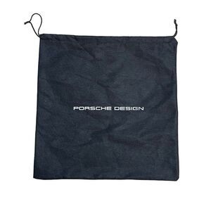 Porsche Design Black Drawstring Bag - 15" x 15" Parts Storage Dust Bag Protector